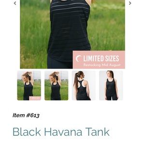 Zyia Black Havana Tank